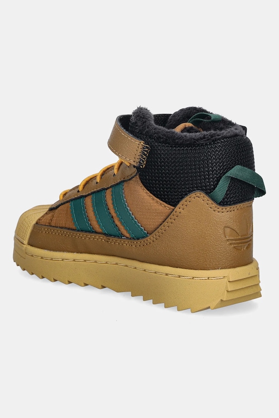 Детские зимние ботинки SUPERSTAR WINTER TREK Adidas Originals, коричневый — фото 3