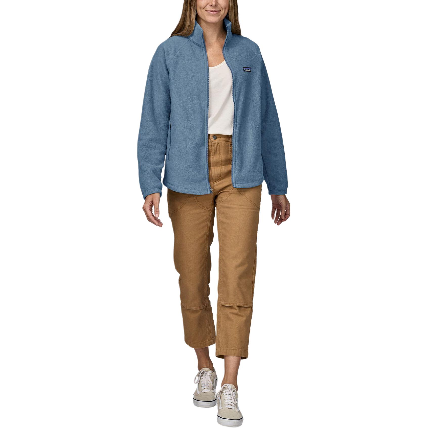 Классическая куртка Microdini Fleece куртки и пальто женские Patagonia, utility синий/utb — фото 4