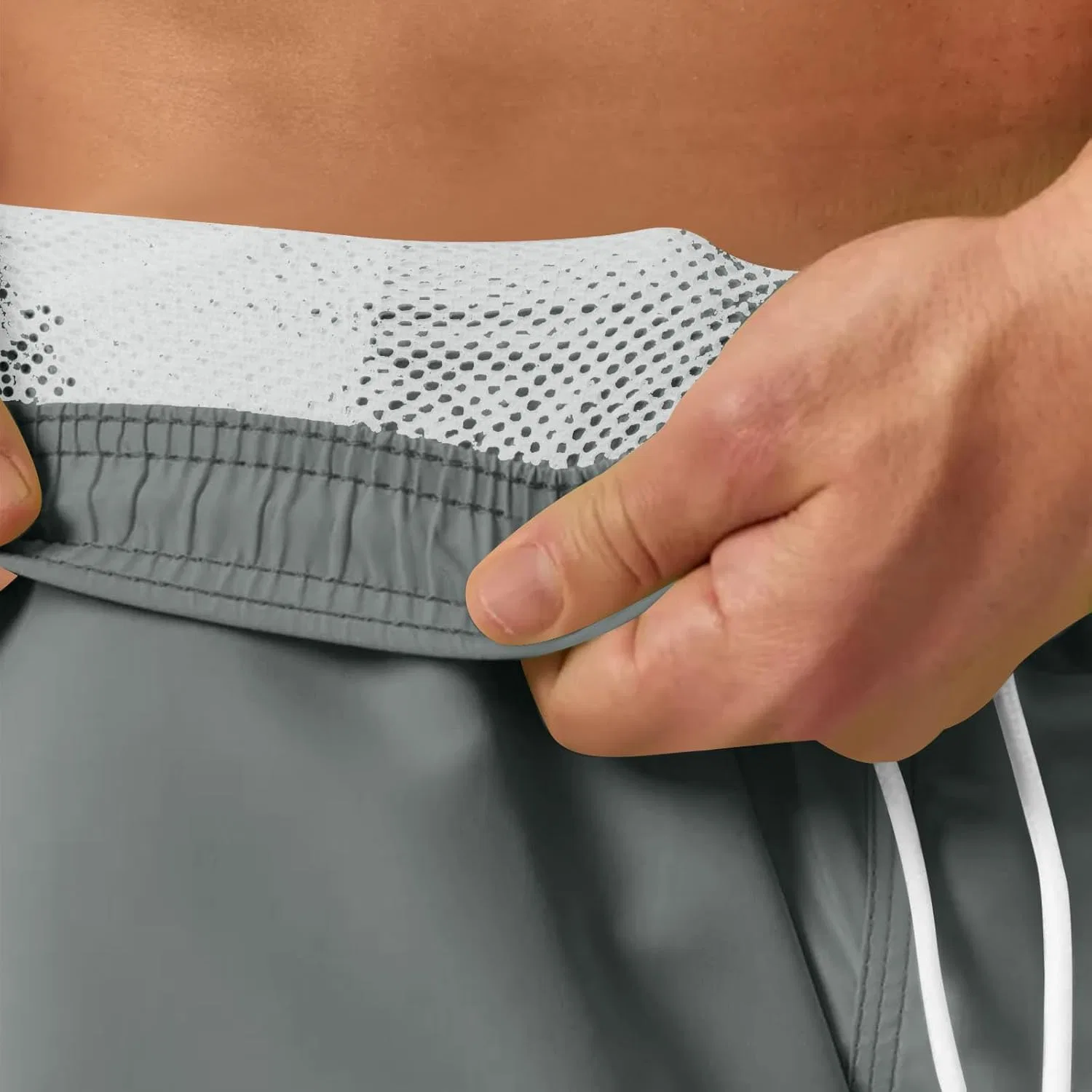 Спортивные шорты для бега, быстросохнущие, легкие, Athletic, Dark Gray — фото 3