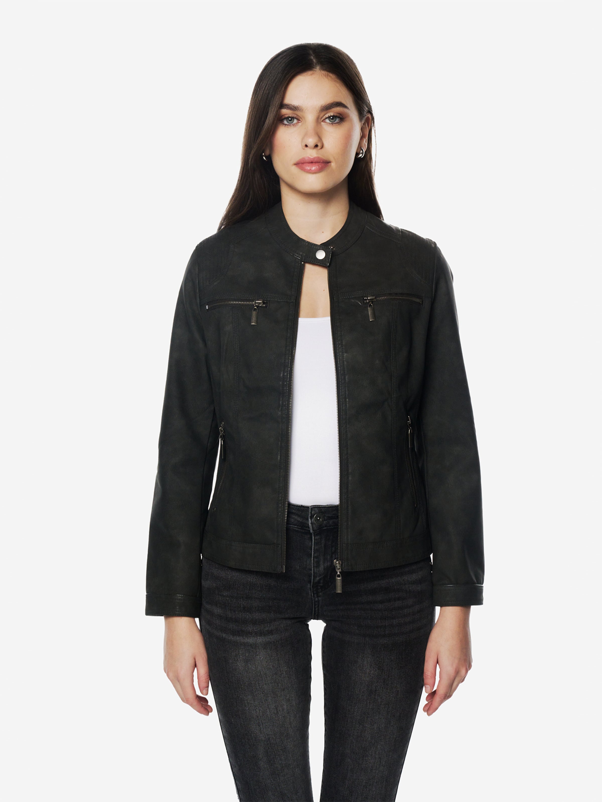 

KOROSHI Куртка для межсезонья в черном цвете