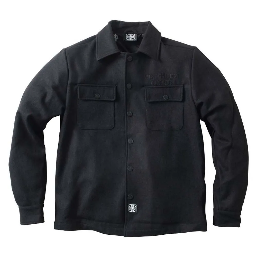 

Куртка West Coast Choppers Wool Lined Plaid, черный