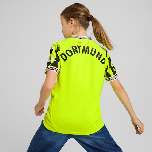 Футболка для больших детей Borussia Dortmund Anniversary Puma, желтый — фото 4