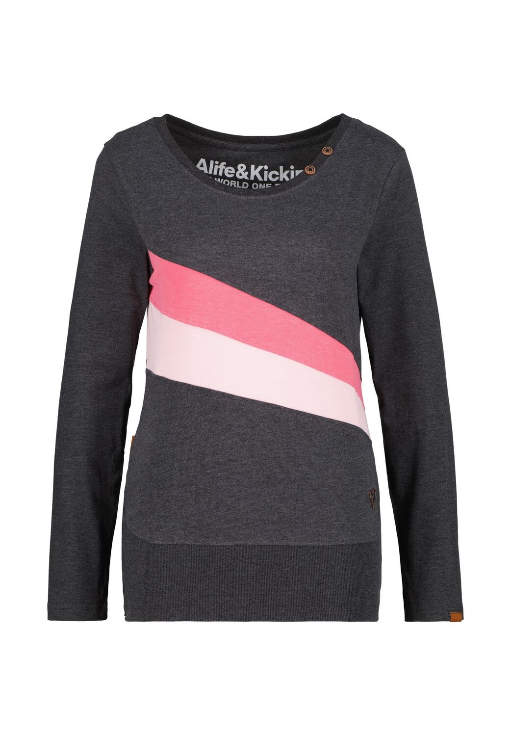 

Лонгслив ALIFE AND KICKIN, цвет Moonless