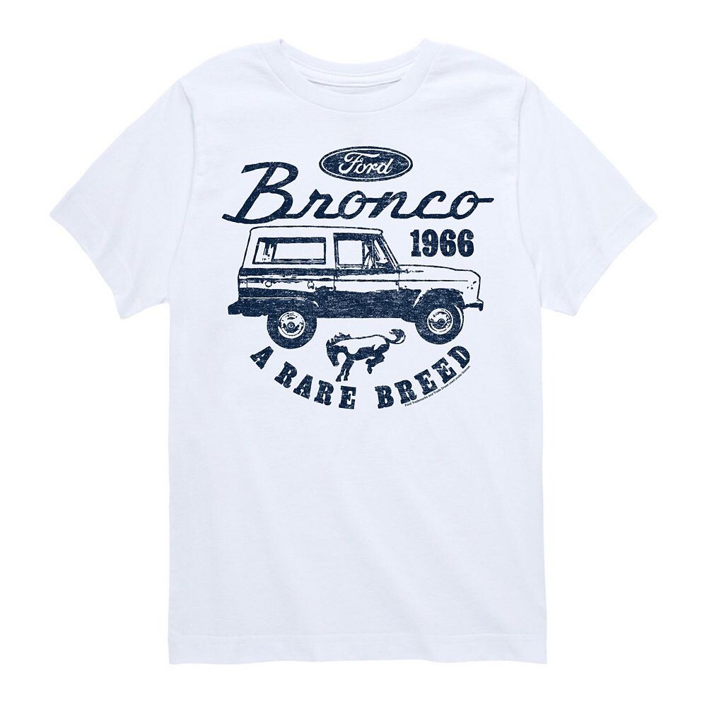 

Футболка Ford Vintage Bronco Rare Breed для мальчиков 8–20 лет с рисунком Licensed Character, белый