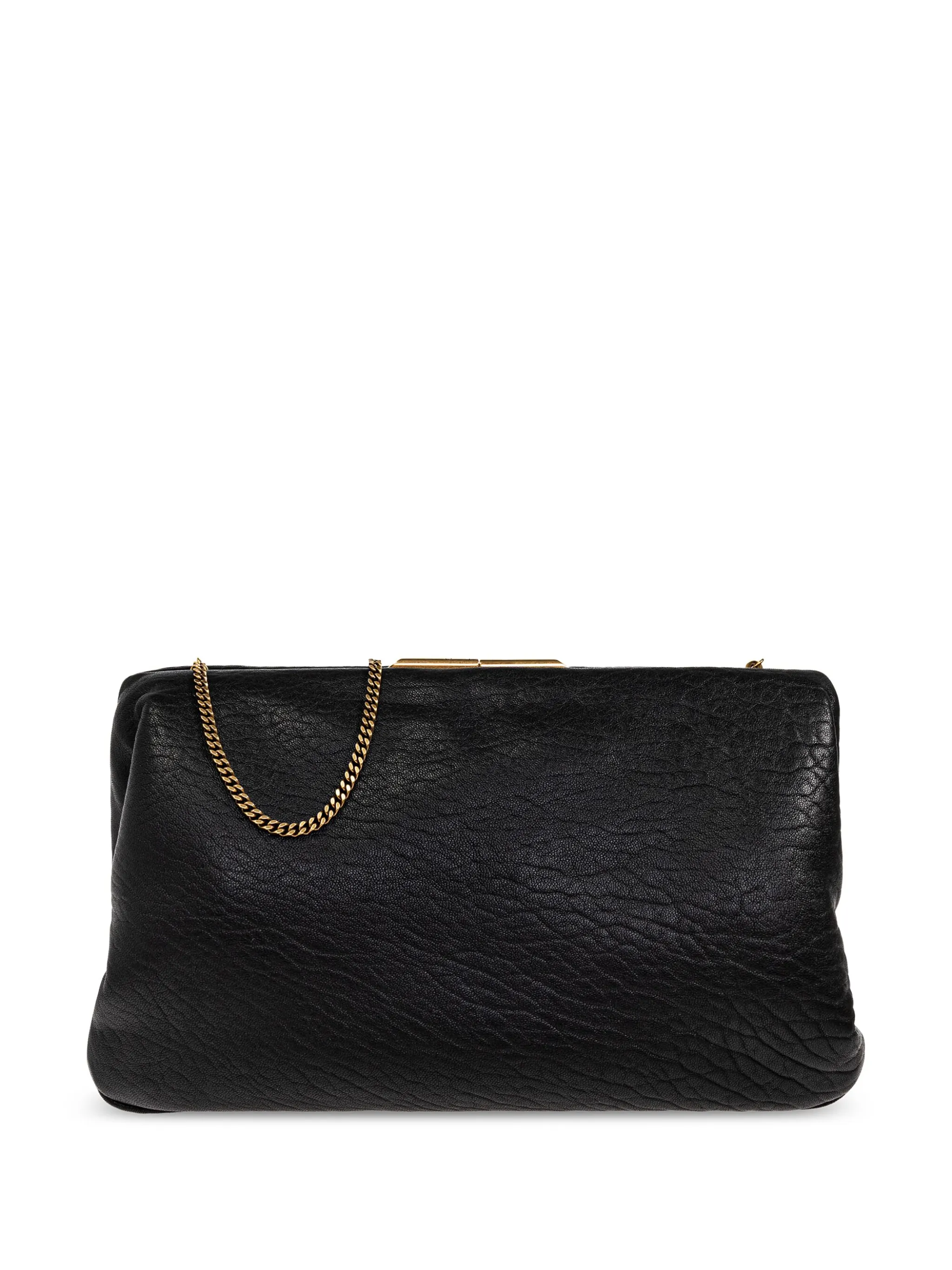 

Клатч с логотипом Saint Laurent, черный