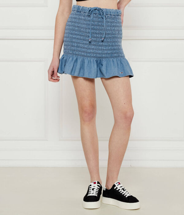 

Юбка из шамбре Tommy Jeans, синий
