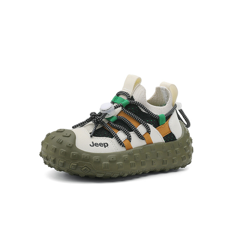 Детские кроссовки Kids Low-top Green Jeep, зеленый — фото 2