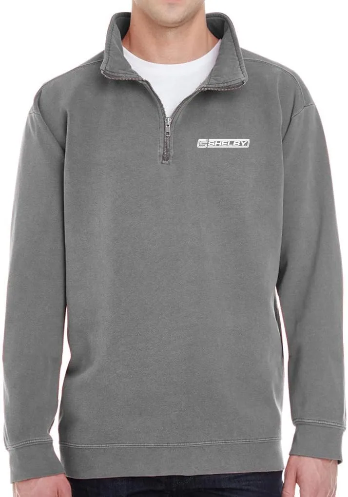 

Мужской свитшот Ford Mustang Shelby с логотипом и молнией на четверть Buy Cool Shirts