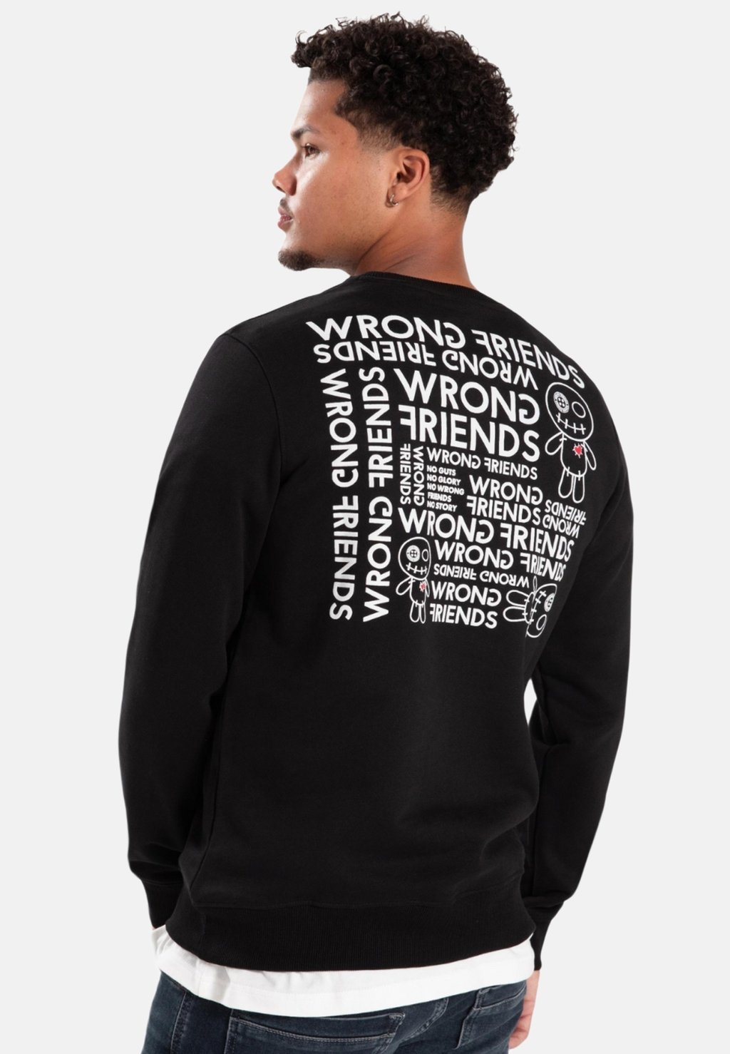 

Толстовка TAOS CREWNECK Wrong Friends, черный