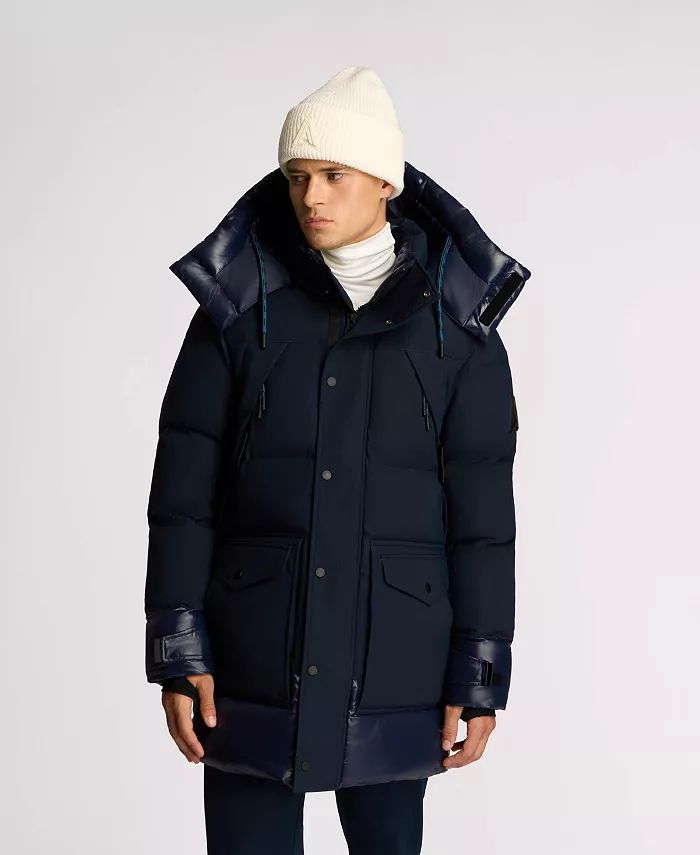

Парка Verenfeld Heavyweight Puff Parka со съемным капюшоном Alpenhaus, синий
