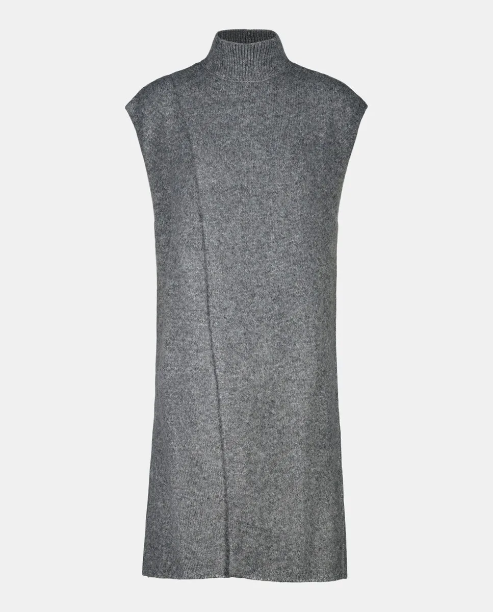 

Женский длинный жилет простой вязки Easy Wear, серый