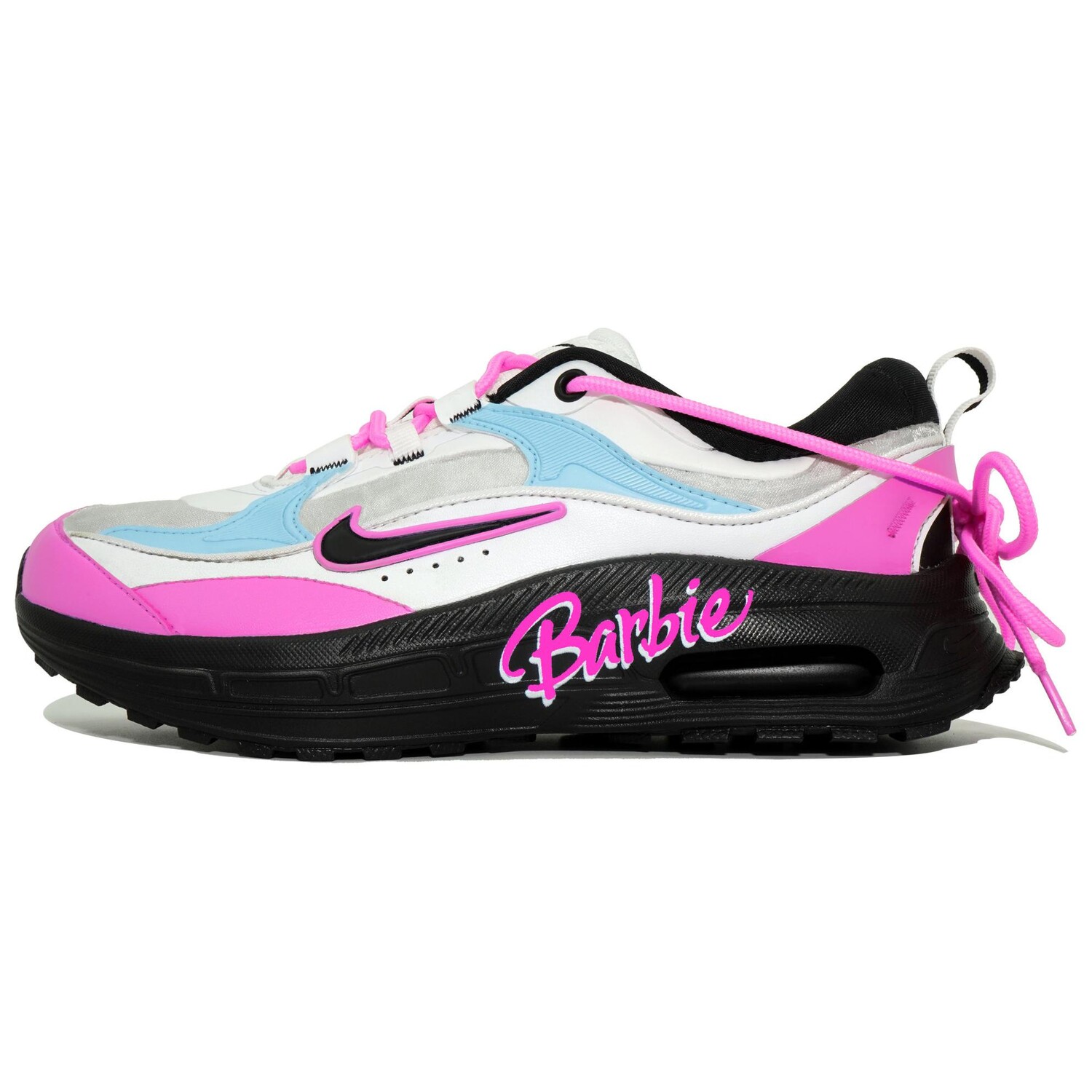

Кроссовки Nike Air Max Bliss Lifestyle Shoes Women's Low-top Pink, Black, White, Gray, Blue, черный