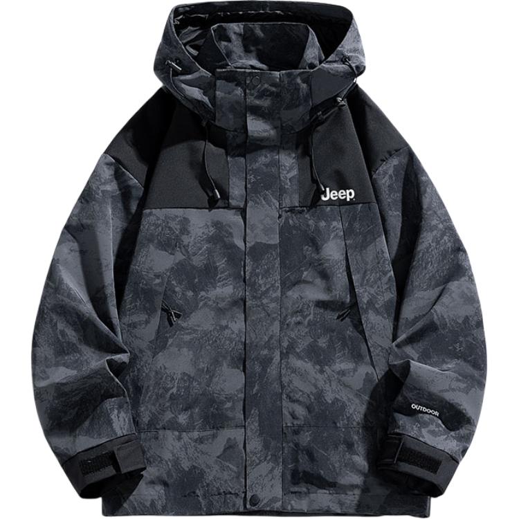 

Ветровка Unisex Jeep, угольно-серая, Серый, Ветровка Unisex Jeep, угольно-серая