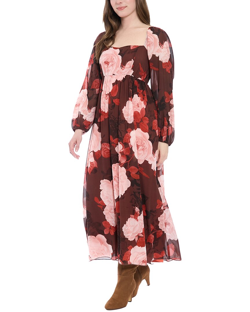 

Лондон Таймс Макси-платье London Times, коричневый