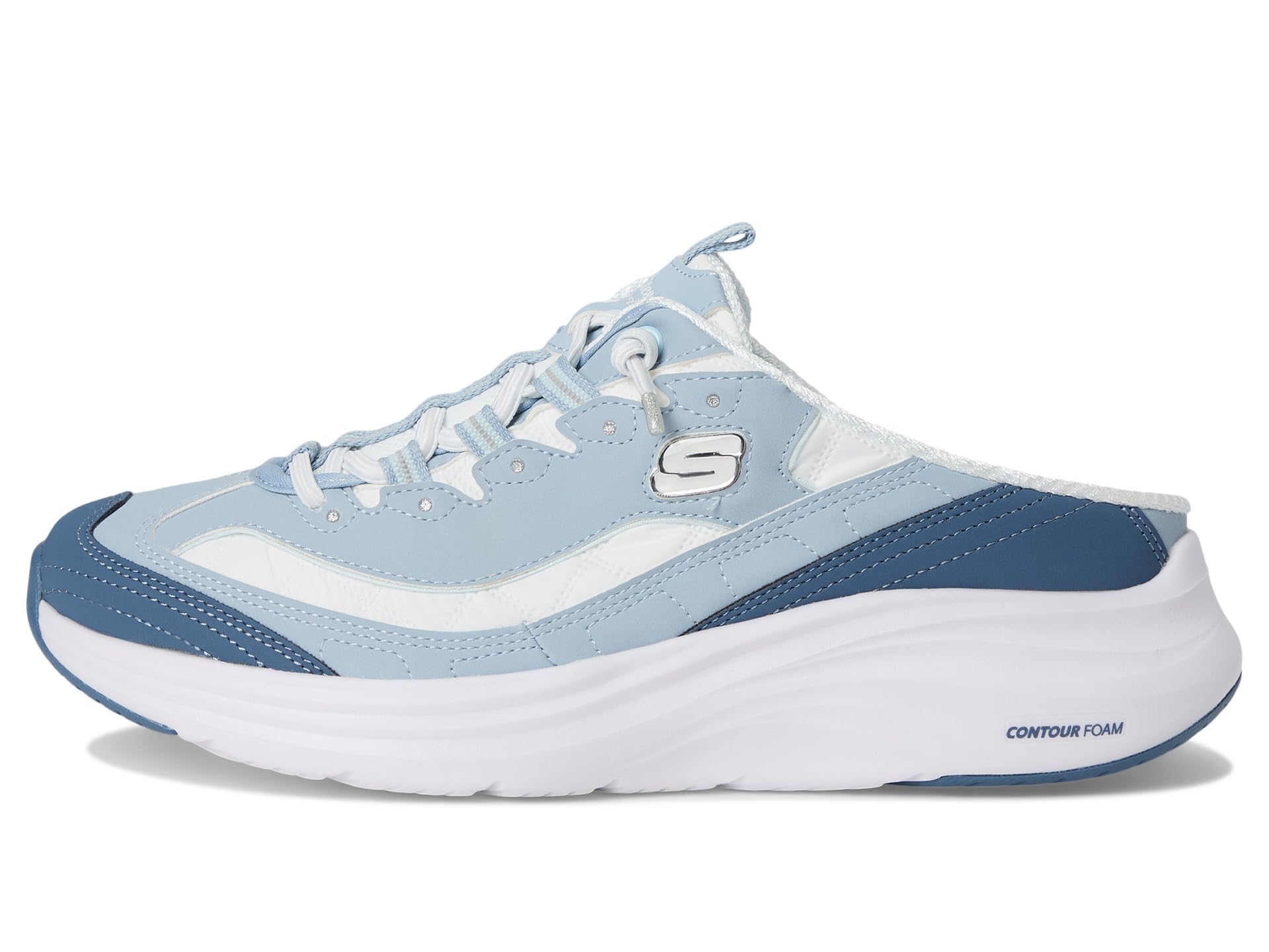 Кроссовки SKECHERS Contour Foam Cozy Fit Vintage Dream, цвет Light Blue — фото 4