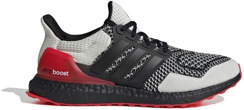 Мужские кроссовки для бега Adidas Ultraboost 1.0, белый/черный/алый — фото 4