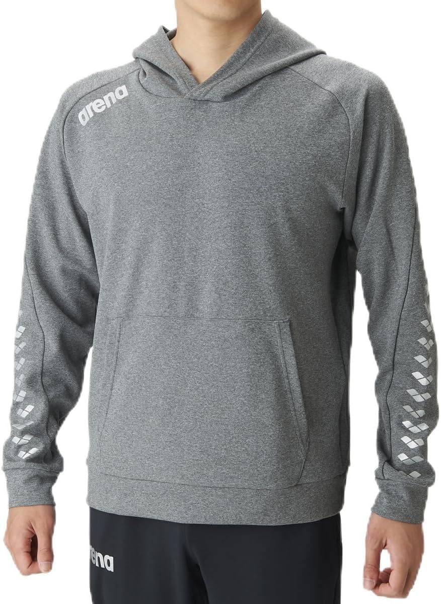 

Спортивная толстовка унисекс с капюшоном Arena Teamwear для плавания AS6SSW30U / AS6SSW30UB, серый