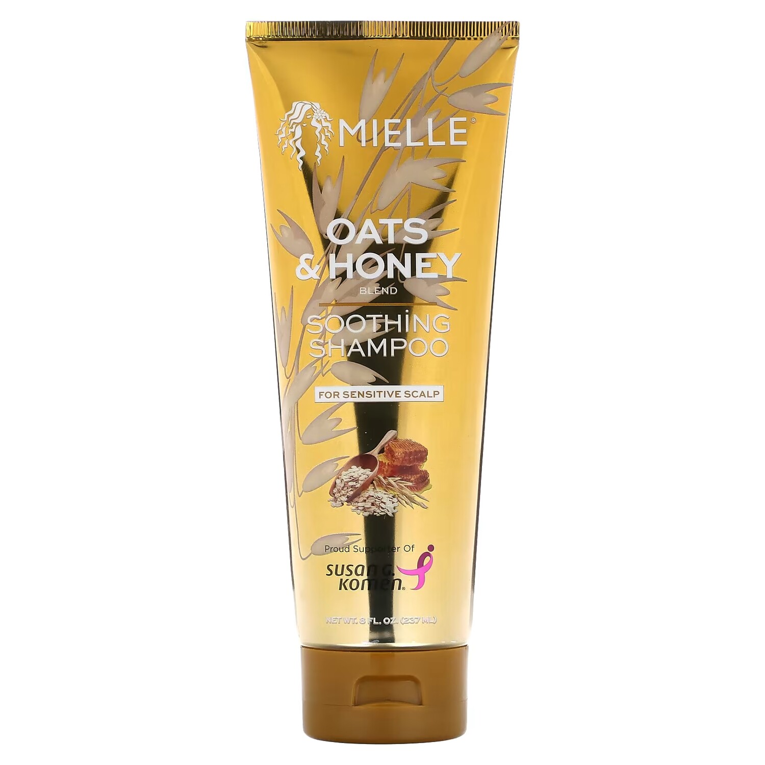 

Шампунь Mielle Oats & Honey успокаивающий, 237 мл