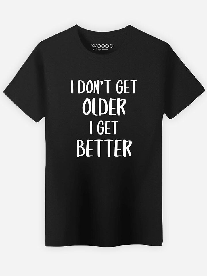 

Футболка WOOOP Shirt I don't get older, черный