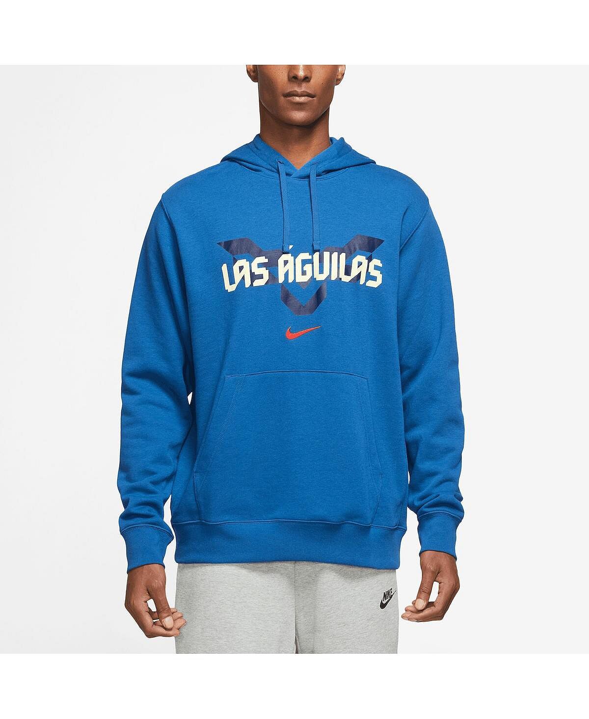 

Мужской синий флисовый пуловер с капюшоном Club America NSW Club Nike