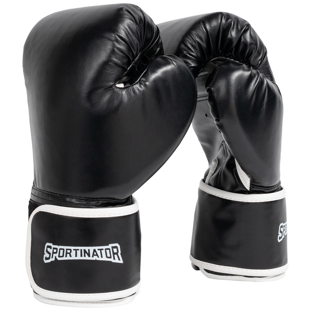 

Боксерские перчатки SPORTINATOR "Knockout" 10 унций черные