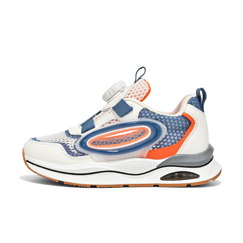 

Дышащие низкие повседневные кроссовки для детей FIRS Kids, белый/синий