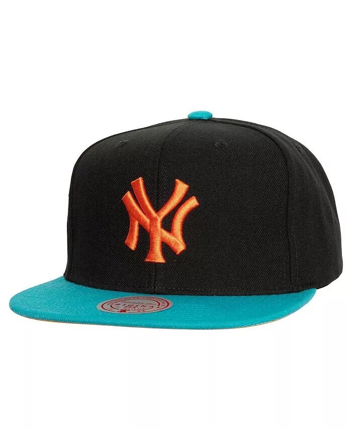 

Мужская черная, бирюзовая бейсболка New York Yankees Citrus Cooler Snapback Mitchell & Ness