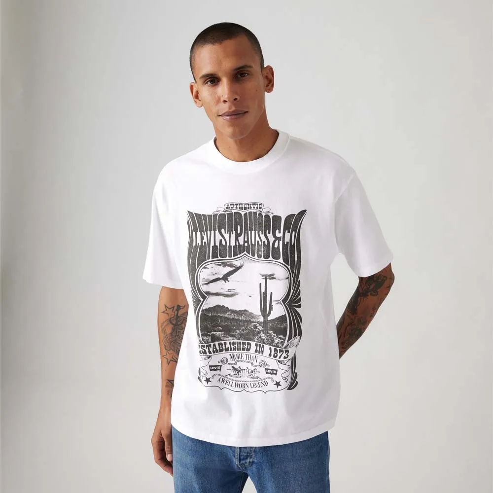 Футболка с коротким рукавом Levi's Vintage Fit Graphic, белый — фото 4