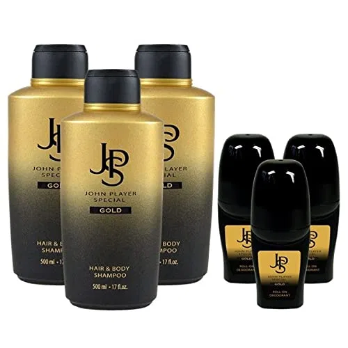 Набор John Player Special Gold: шампунь и дезодорант John Player Special