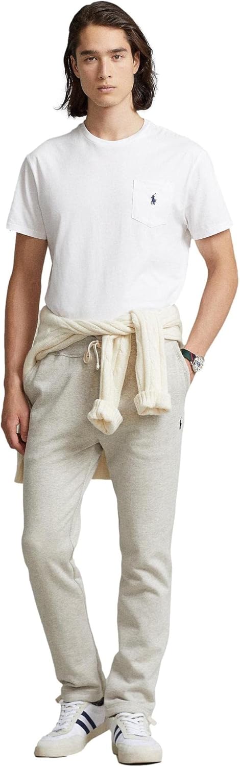 POLO RALPH LAUREN Мужские спортивные флисовые брюки с завязками, Sport Heather. — фото 3