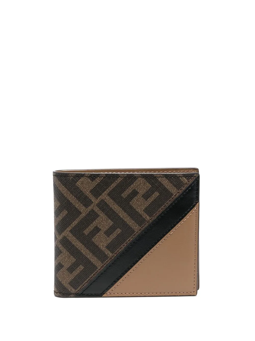 

Бумажник с монограммой FENDI, коричневый