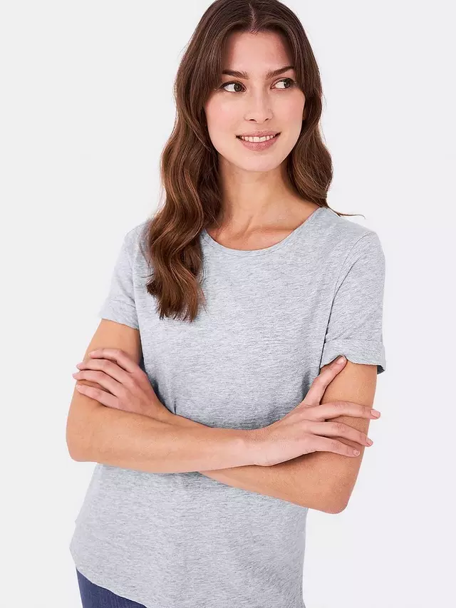 

Футболка Crew Clothing Perfect Slub, цвет mid/grey