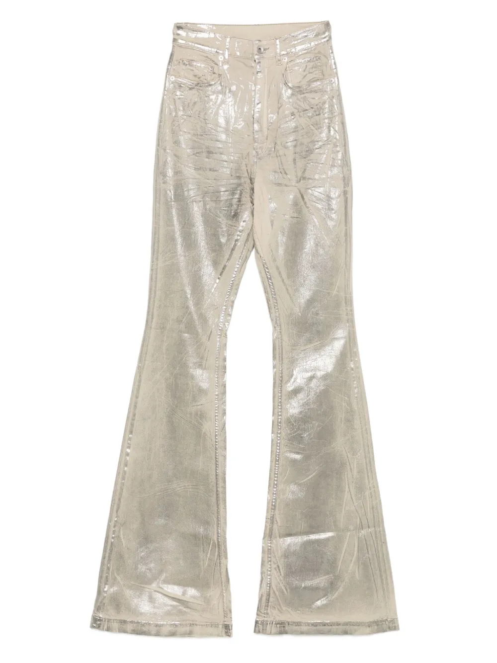 

Джинсы Bolan с эффектом металлик Rick Owens DRKSHDW, зеленый