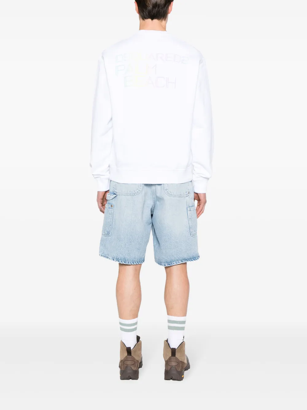 Толстовка Palm Beach DSQUARED2, белый — фото 2