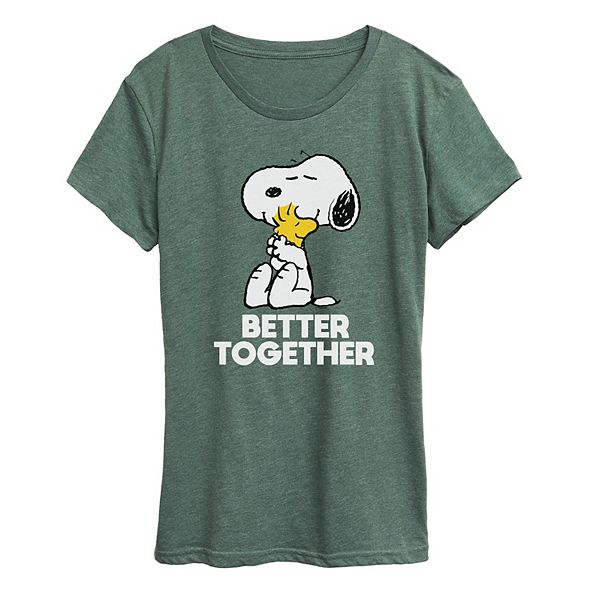 

Футболка с принтом Snoopy и Woodstock Licensed Character, Heather Juniper