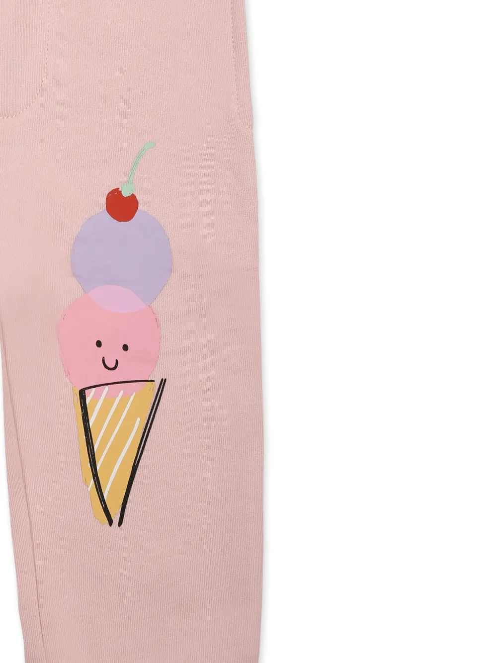 Спортивные брюки с графичным принтом Stella McCartney Kids, розовый — фото 3