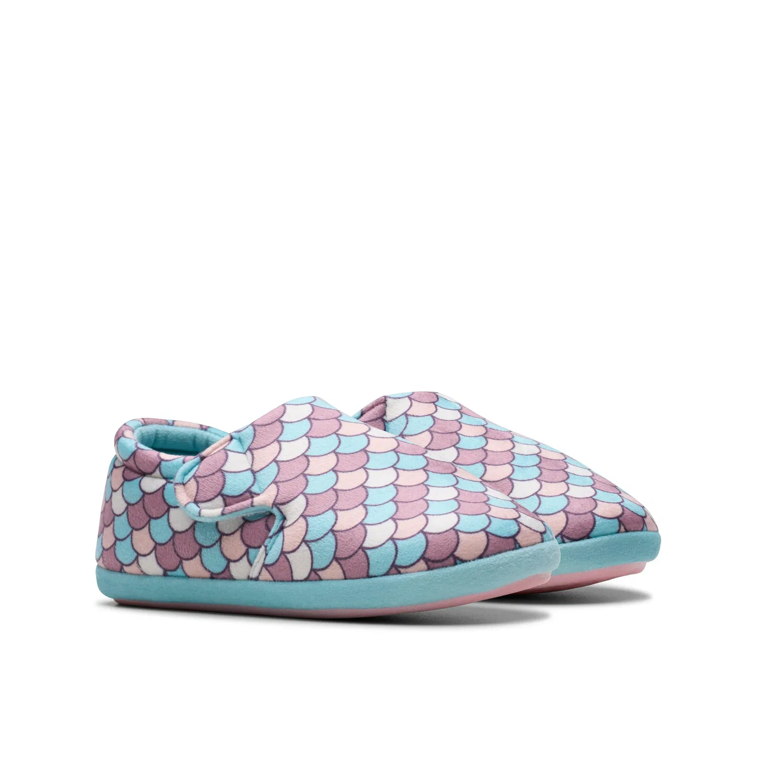 Тапочки детские Clarks Fluffy Snug, розовый, с регулировкой — фото 4