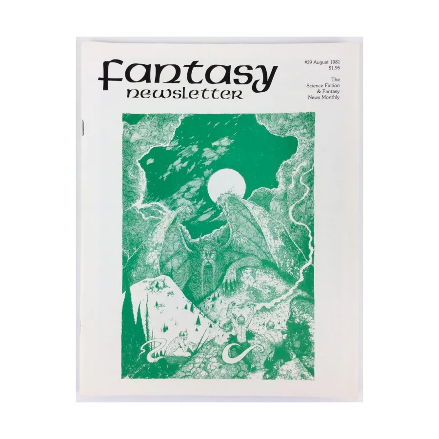 

Журнал #39 "On Fantasy, Warren's News & Reviews British Scene", Fantasy Newsletter