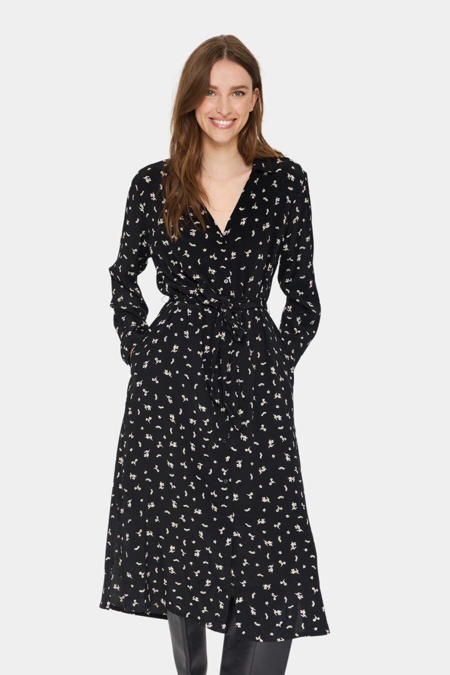 

Платье-рубашка SAINT TROPEZ SZ Blanca, Black