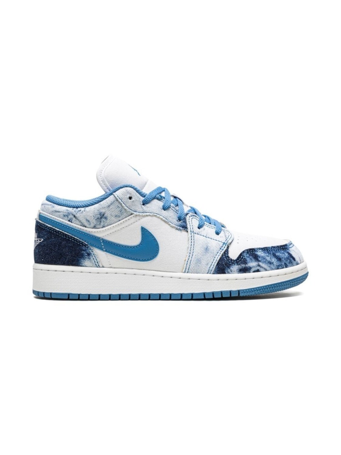 Кроссовки Air Jordan 1 Low Jordan Kids, синий — фото 2