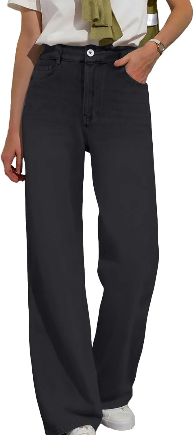 

Джинсы Wide Leg с эластичным поясом Bakgeerle