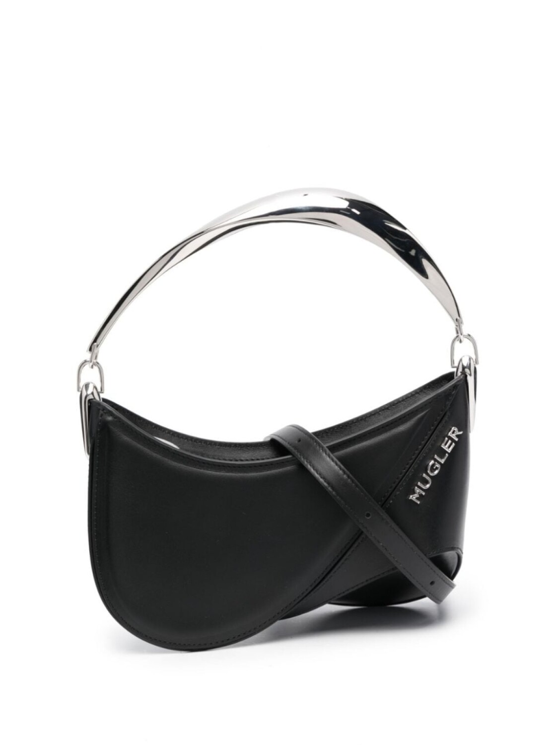 

Mugler сумка на плечо Spiral Curve 01, черный