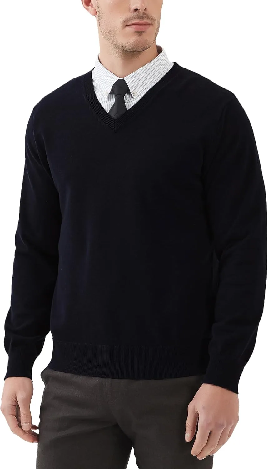 

Мужской свитер Kallspin V-образным вырезом, Regular Fit, из хлопка