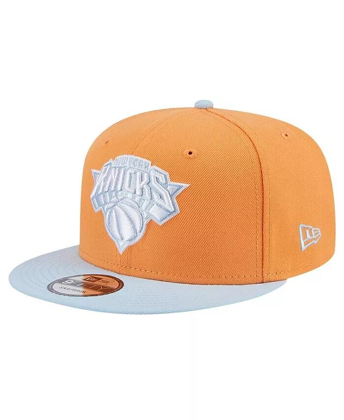 

Мужская оранжевая/голубая бейсболка New York Knicks 2-Tone Color Pack 9FIFTY Snapback Hat New Era, оранжевый