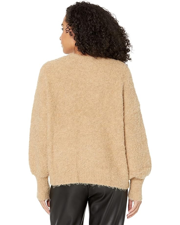 

Свитер Vince Camuto Bocle Crew with Chest Pocket, цвет Latte Heather