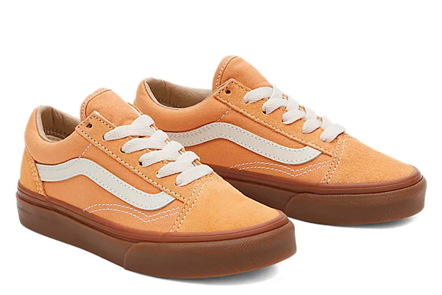 Кроссовки старой школы Vans, коричневый — фото 2