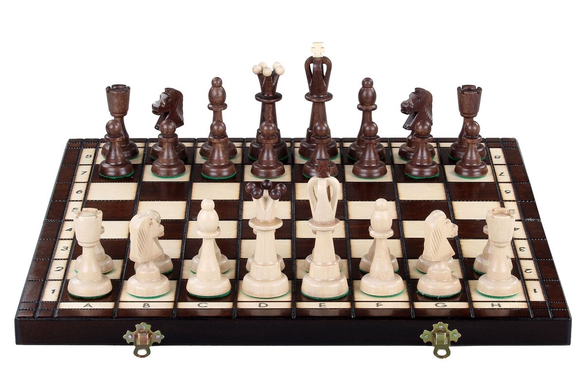 

Деревянные шахматные фигуры Ace, Sunrise Chess & Games