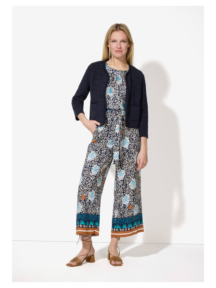 

Блузка-рубашка с орнаментальным пальмовым принтом и каймой More & More