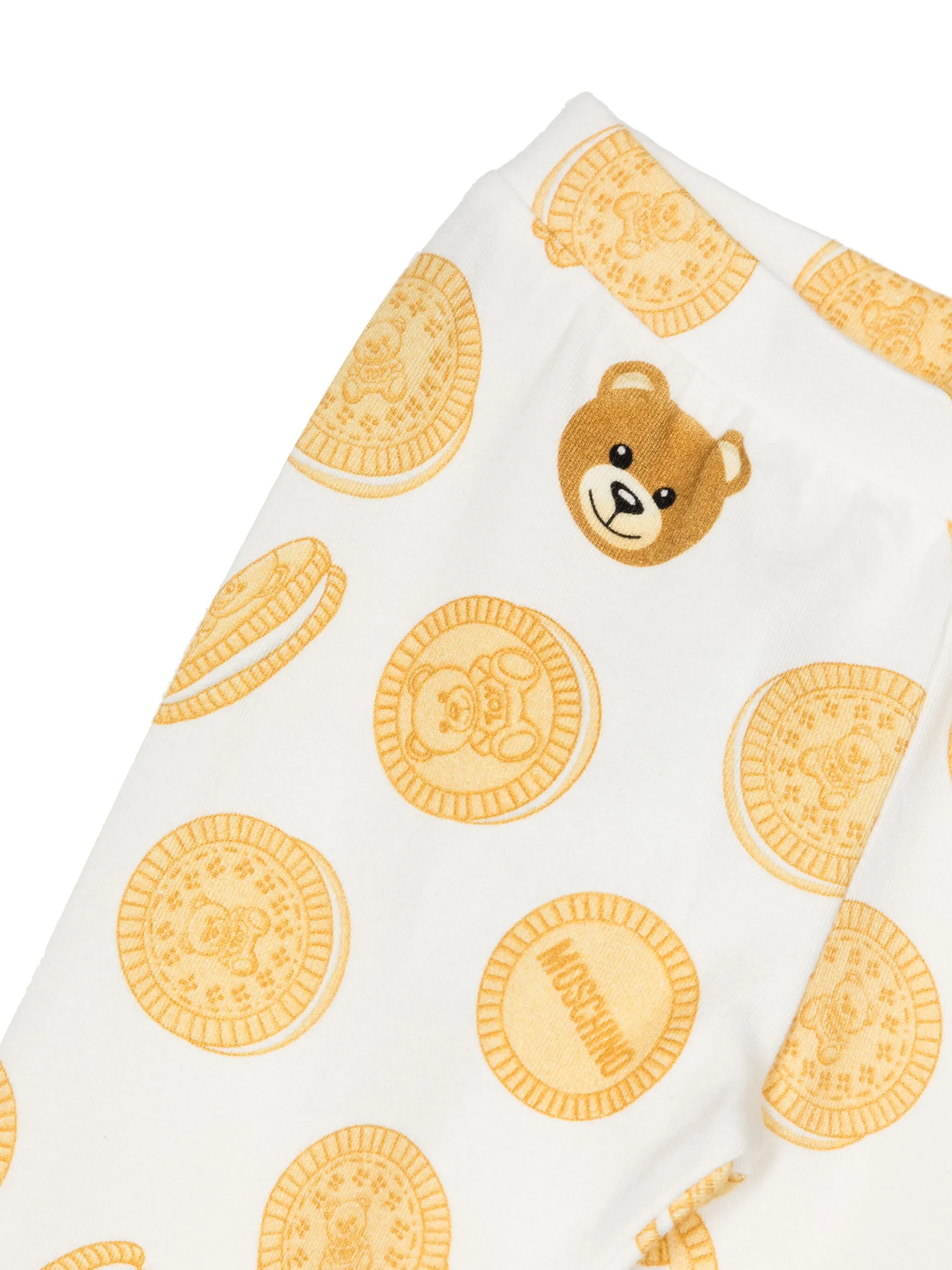 Спортивные брюки с принтом Teddy Bear Moschino Kids, белый — фото 3