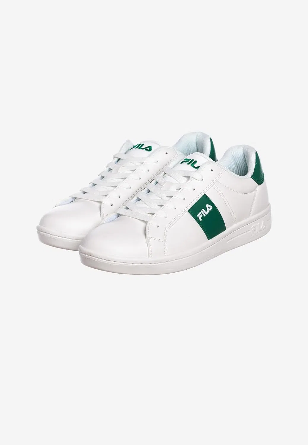 Кроссовки FILA Men's Crosscourt Line Trainers, White Verdant Green — фото 3